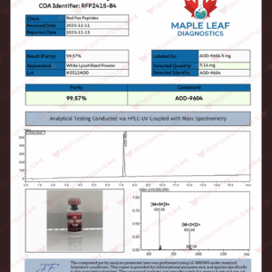 Alternative view of AOD-9604 – 5 mg