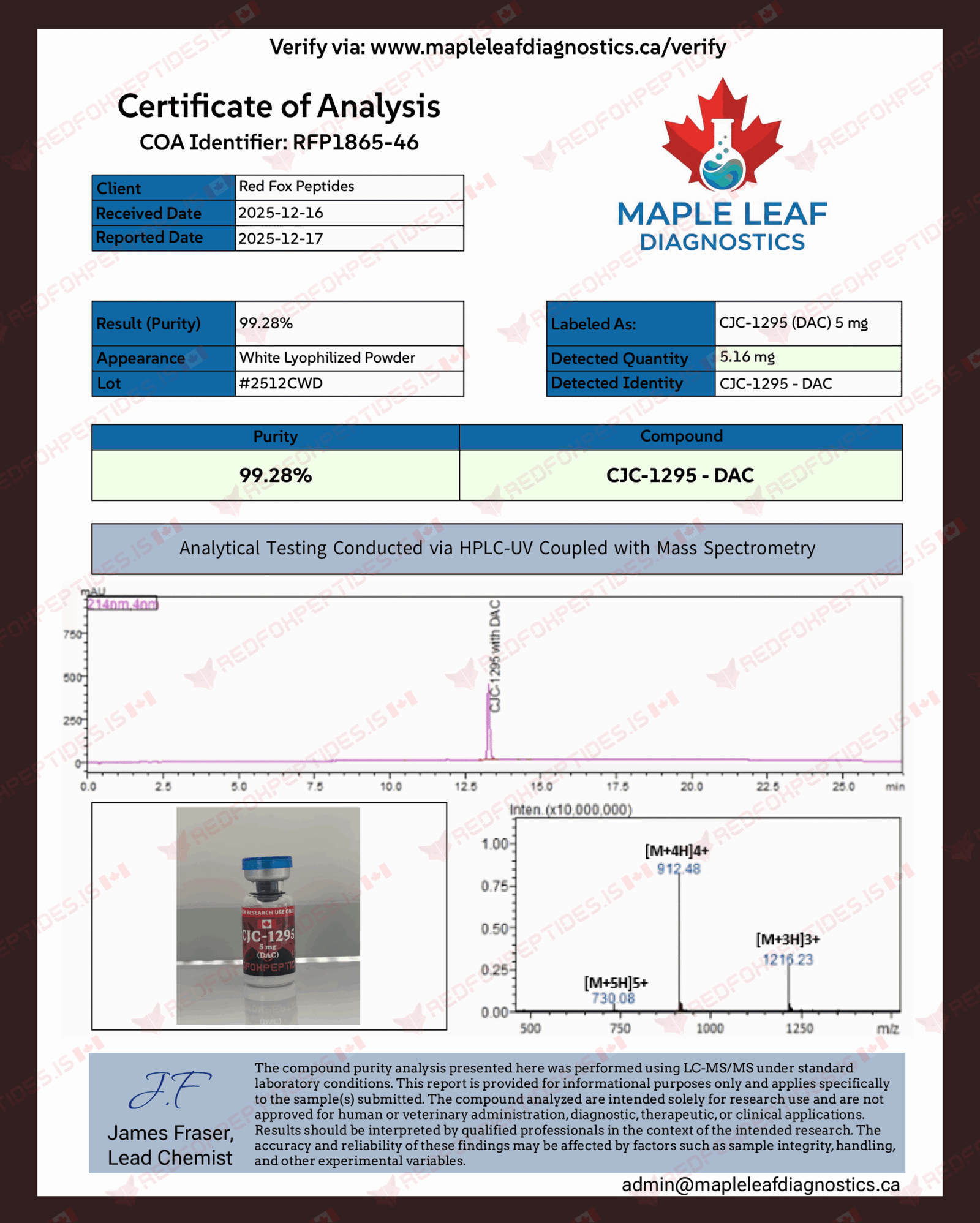 CJC-1295 (DAC) – 5 mg - Image 2