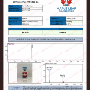 Alternative view of GHRP-6 – 10 mg
