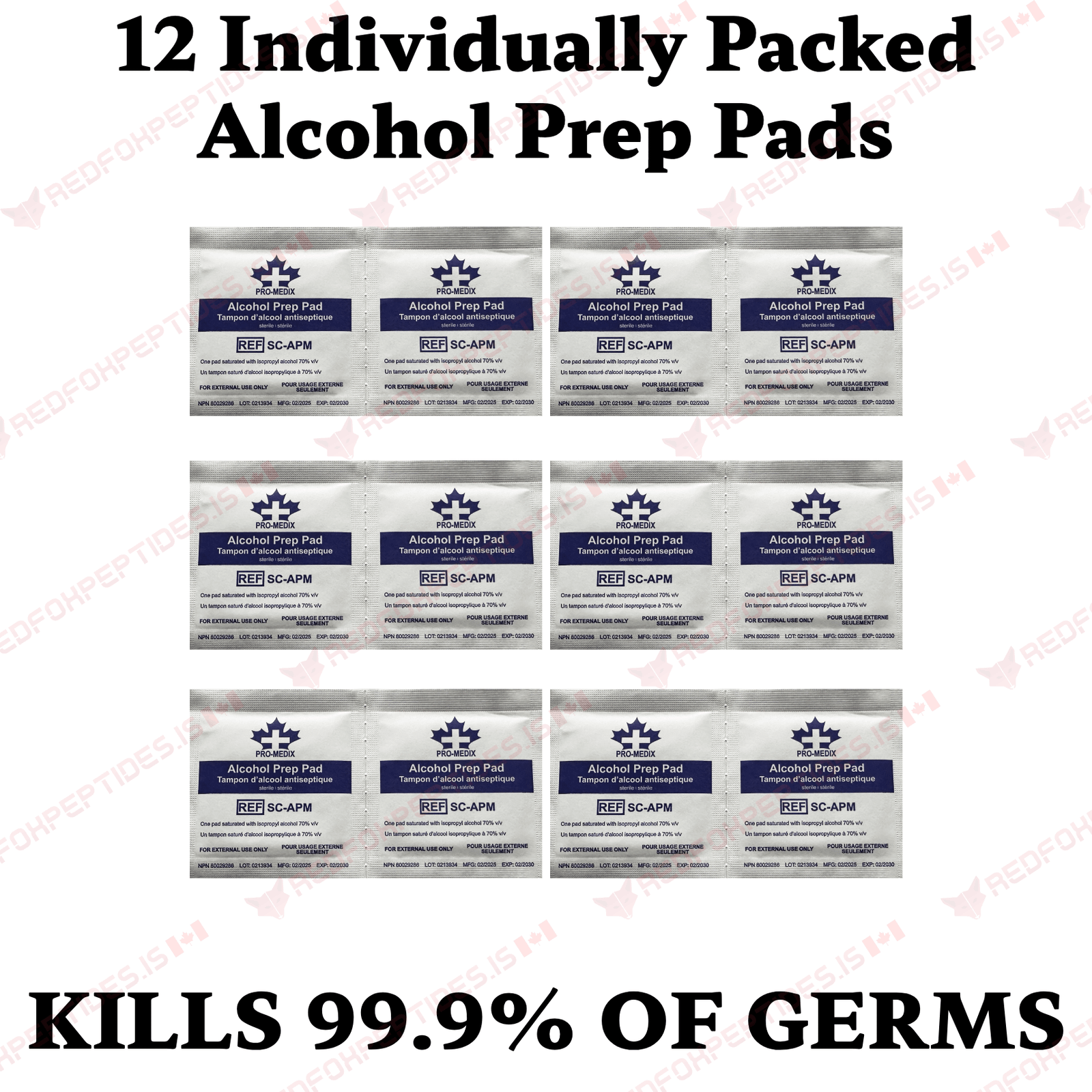 alcohol prep pads
